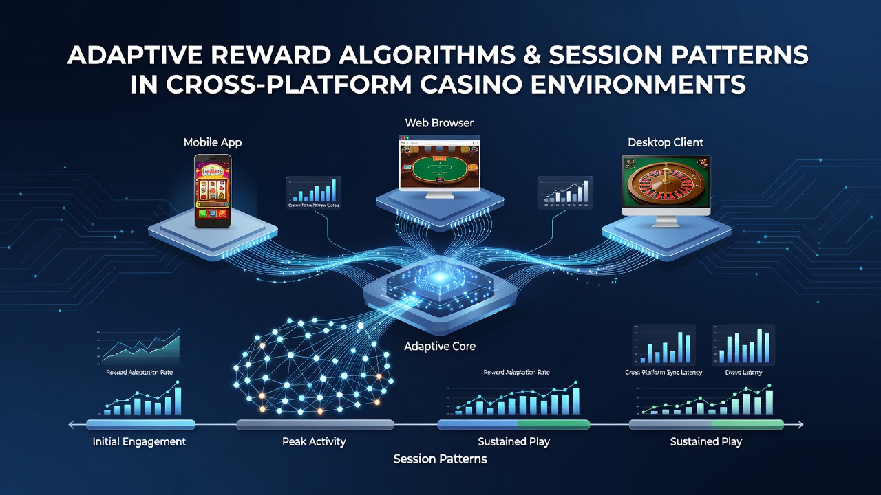 Visual representation of adaptive reward systems tracking player engagement across mobile and desktop casino interfaces