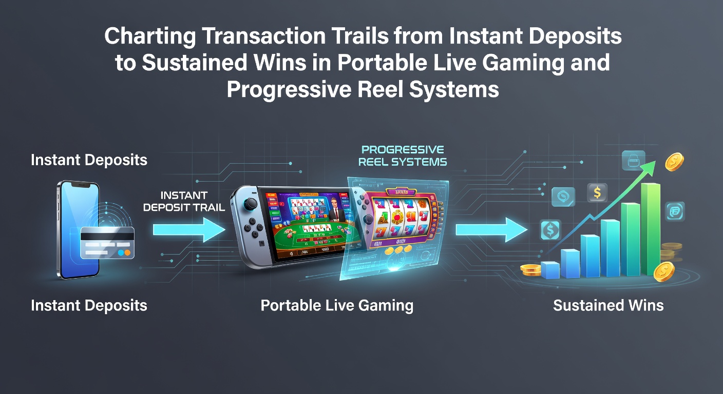 Diagram showing secure instant deposit flows connecting mobile devices to live dealer tables and progressive slot machines