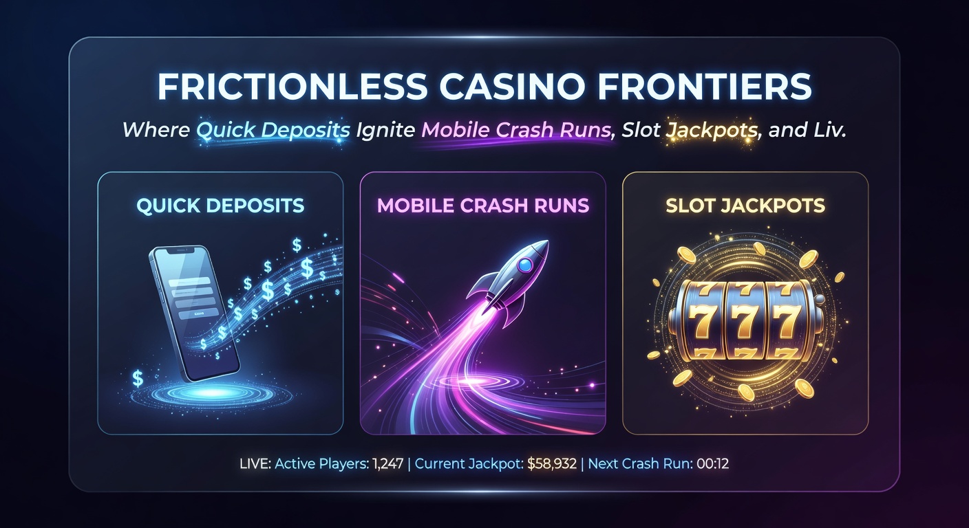 Dynamic screenshot of a live dealer blackjack table on a mobile device with a slot jackpot ticker and crash game overlay, highlighting instant deposit prompts