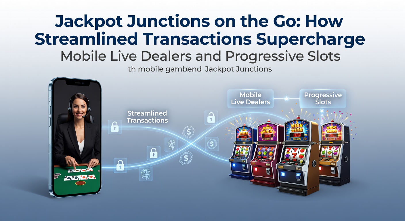Mobile phone screen displaying a live dealer game with progressive slot jackpot meter ticking up in the background, highlighting seamless transaction overlays