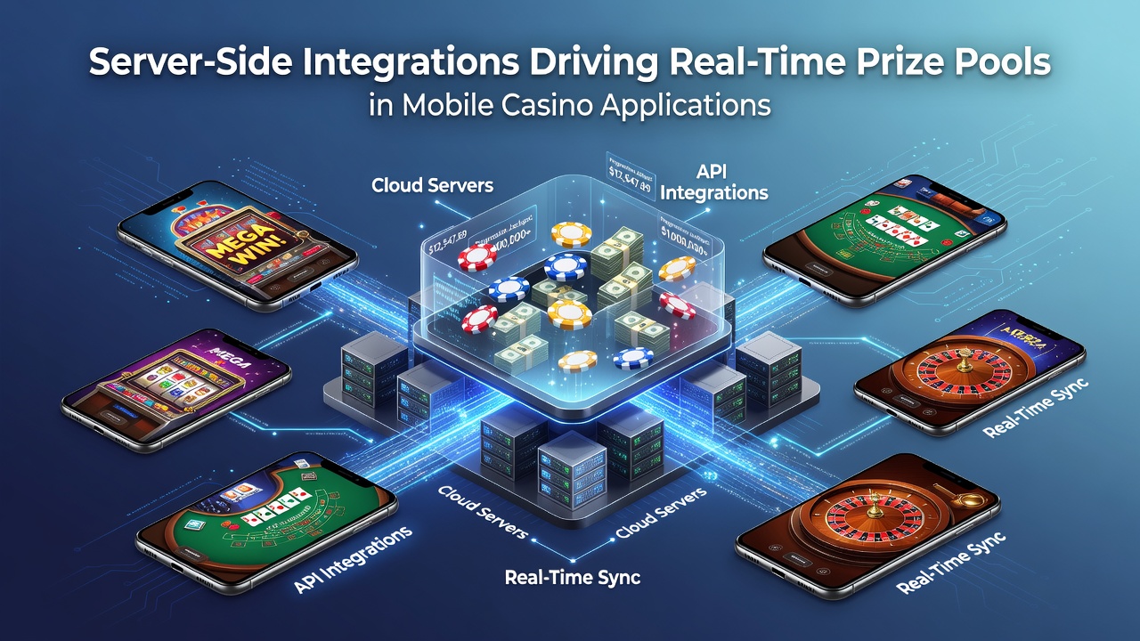 Mobile screen displaying live updating jackpot pool values during casino gameplay