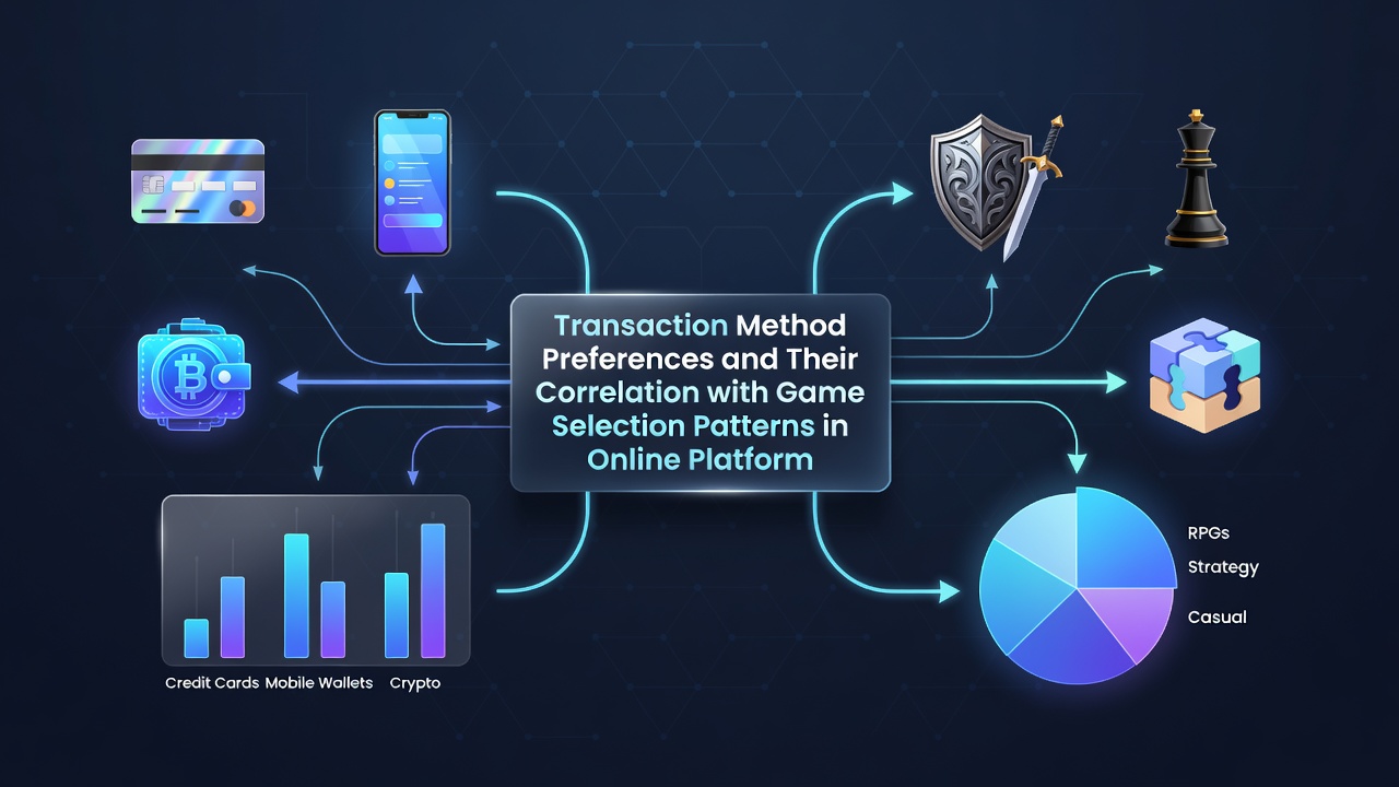 Chart displaying correlations between payment preferences and selections of reel spins, card games plus live dealer sessions on digital platforms